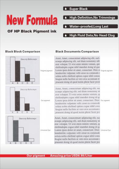 encre pigmentée noire HP à prix compétitif 